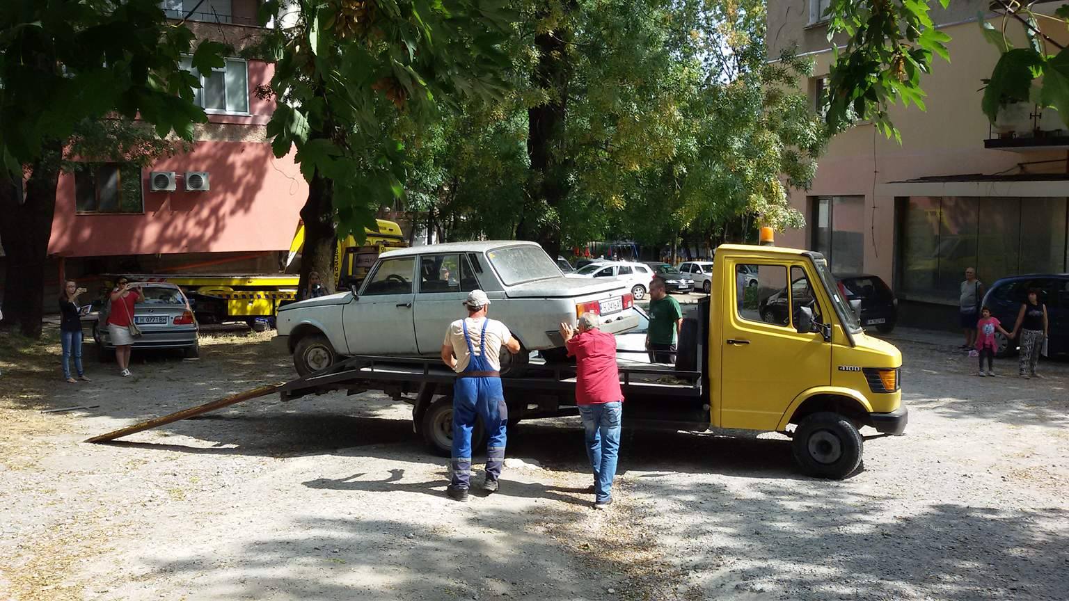 Това е петият изоставен автомобил, който е принудително премахнат в Шумен