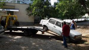 изоставен автомобил Шумен