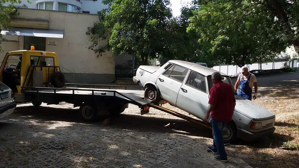 Това е петият изоставен автомобил, който е принудително премахнат в Шумен