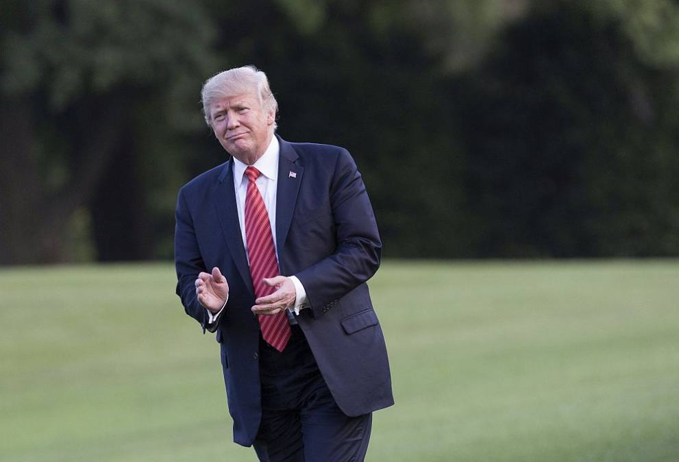  Президентът на Съединени американски щати Доналд Тръмп 