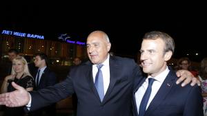Френският президент във Варна