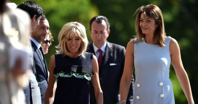 Френският президент Еманюел Макрон е на посещение в България Той