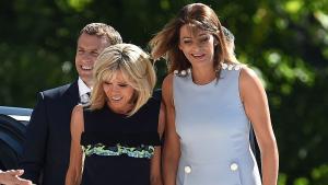 Брижит Макрон и Десислава Радева