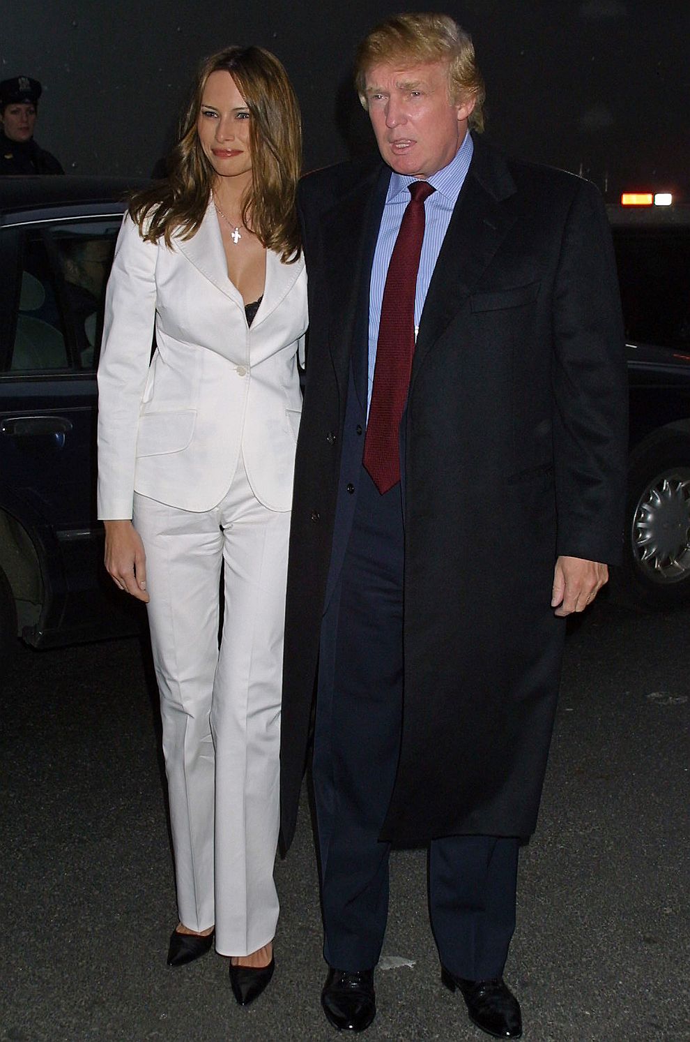 Доналд и Мелания Тръмп през 2001 година