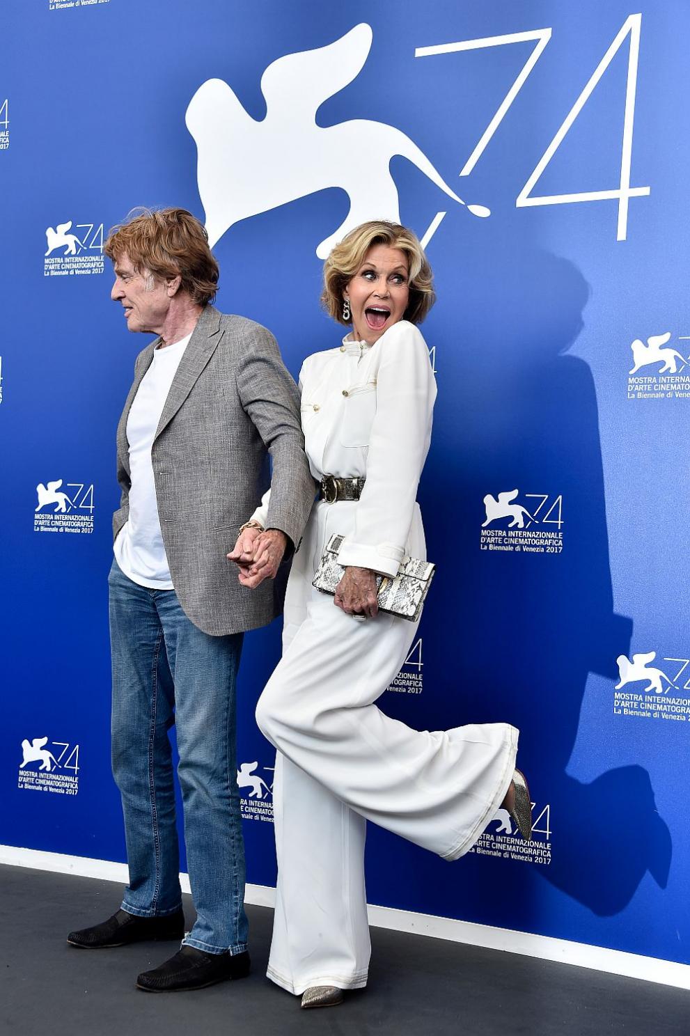  Екранните митове Робърт Редфорд и Джейн Фонда на кинофестивала във Венеция 