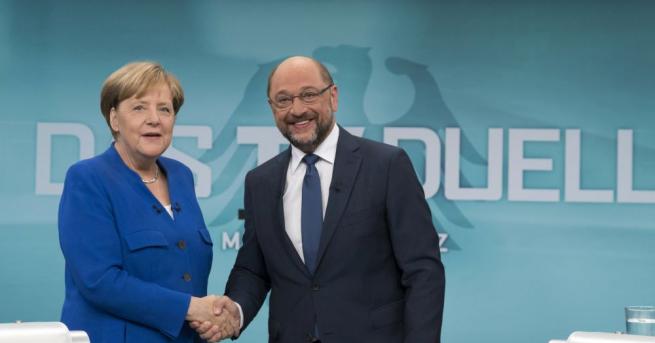 Германската канцлерка Ангела Меркел бе победител в телевизионен дебат със