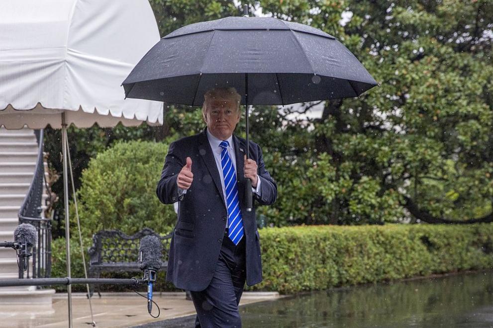  Президентът на Съединени американски щати Доналд Тръмп 