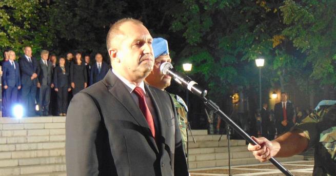 Президентът на годишнината от Съединението в Пловдив Съединението е първият