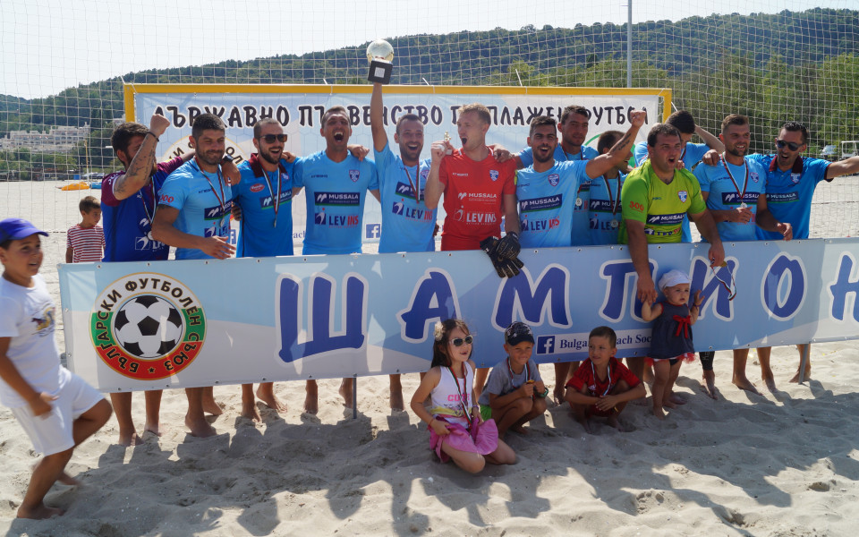 МФК Спартак е шампион на България по плажен футбол