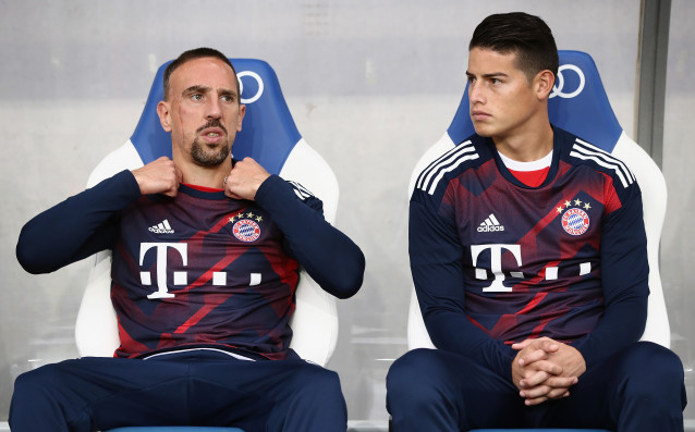 Полузащитниците на Байерн Мюнхен Хамес Родригес и Себастиан Руди се