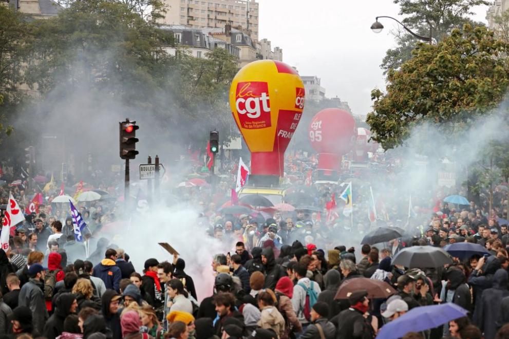  митинг Франция 