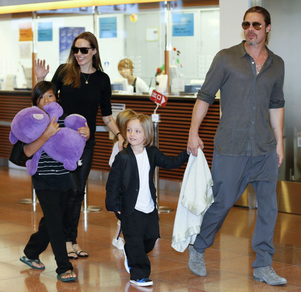 Дъщерите на Анджелина Джоли и Брад Пит, които предпочитат да изглеждат като момчета.