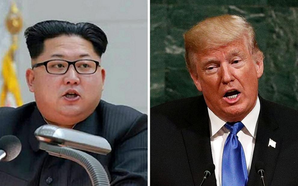 Севернокорейският лидер Ким Чен-ун и американският президент Доналд Тръмп