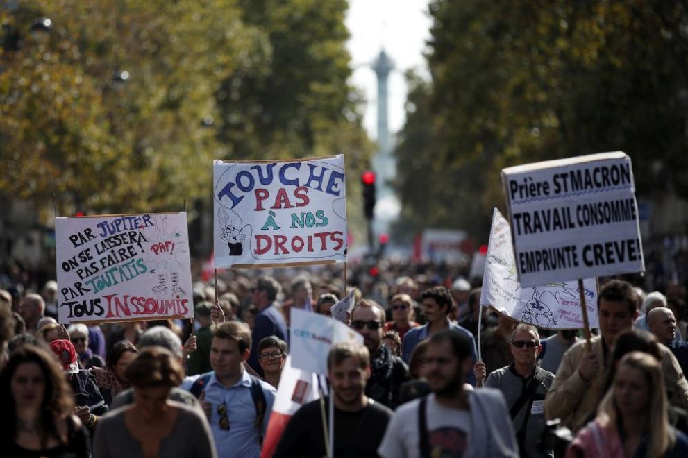  Протестиращи в Париж 