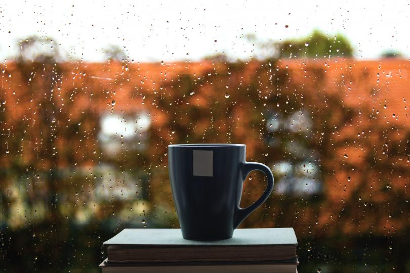 <p>Можеш да се насладиш на чаша ароматен чай, гледайки валящия дъжд през прозореца</p>