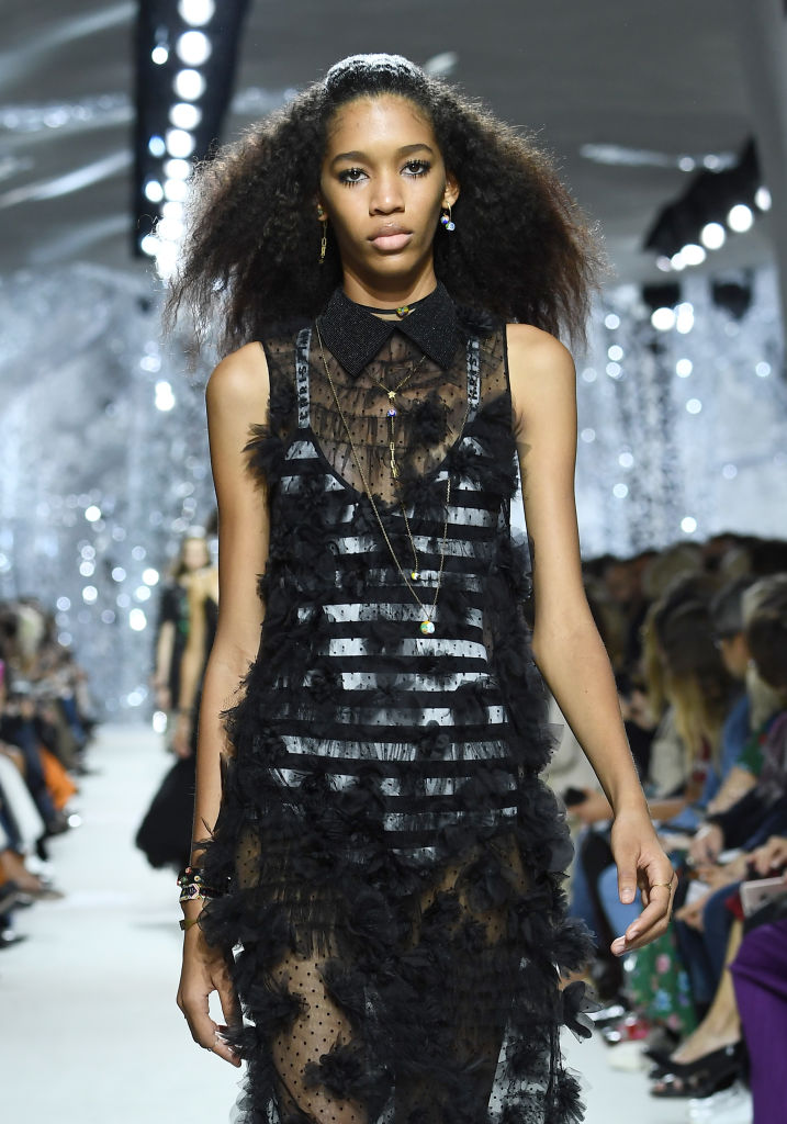 В музея „Роден“ в Париж бе представена пролетно-лятната колекция за 2018 година на модна къща Dior. На ревюто присъстваха редица модни икони - Наталия Водянова, Карли Клос, Бианка Брандолини Д"Ада, Емили Ратайковски, Ева Херцигова.