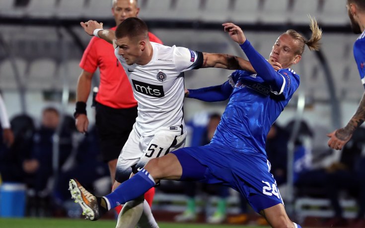 Партизан загуби от 2:0 срещу Динамо Киев