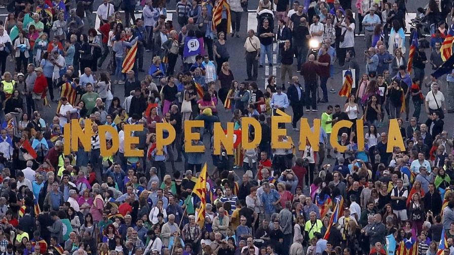 Митингът в Барселона
