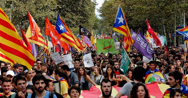 Каталуния ще обяви независимост от Испания до дни Това заяви