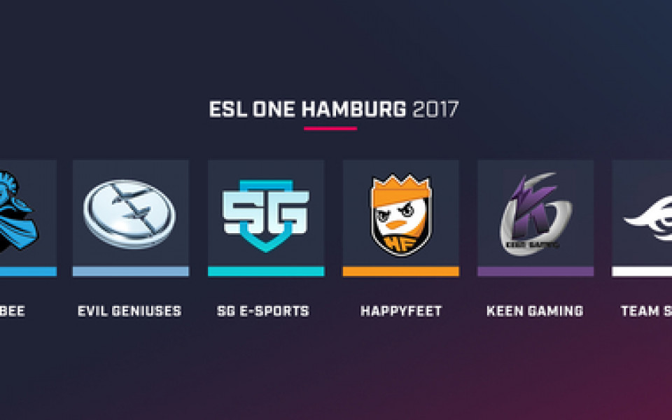 Запознайте се с класиралите се отбори за ESL One Hamburg 2017