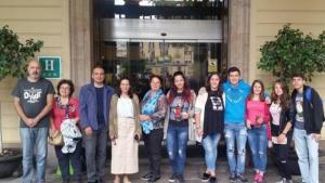 Младежи на работно посещение в Барселона