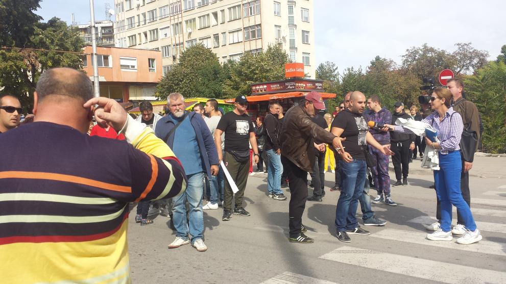 Протестът във Враца