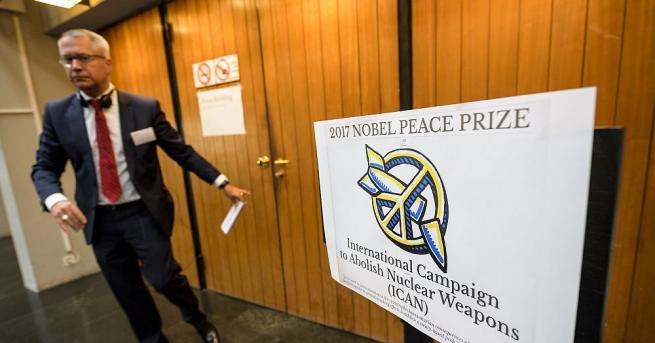 Нобеловата награда за мир за тази година печели Международната кампания