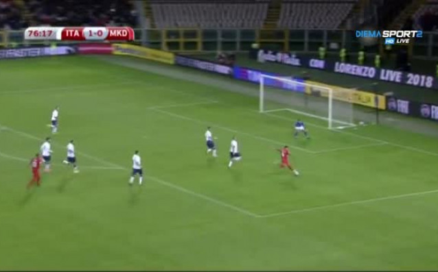 В мач от група G на световните квалификации Италия завърши
