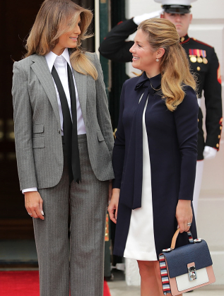  Мелания Тръмп и Софи в Канада 