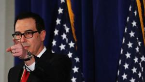 Министърът на финансите Стивън Мнучин