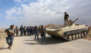 Иракските сили заемат позиция