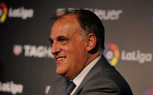 Президентът на Ла Лига Хавиер Тебас обяви че испанската лига