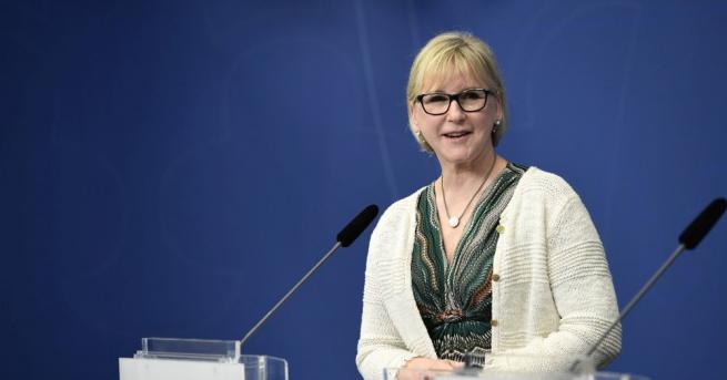 Шведският външен министър Маргот Валстрьом призна, че е била обект