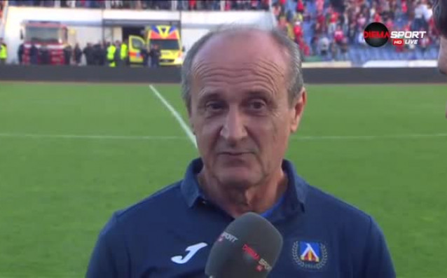 Старши треньорът на Левски Делио Роси заяви след равенството 2:2