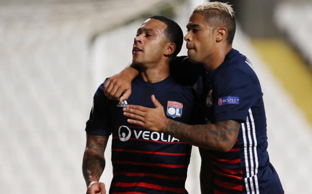 С хеттрик на Мемфис Депай Олимпик Лион победи с 5 0