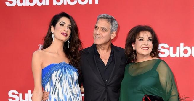 Джордж Клуни представи новия си филм Suburbicon в Лос Анджелис