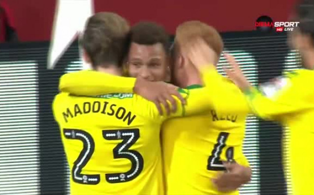 Отборът на Норич изненадващо поведе на Арсенал на Емиратс в