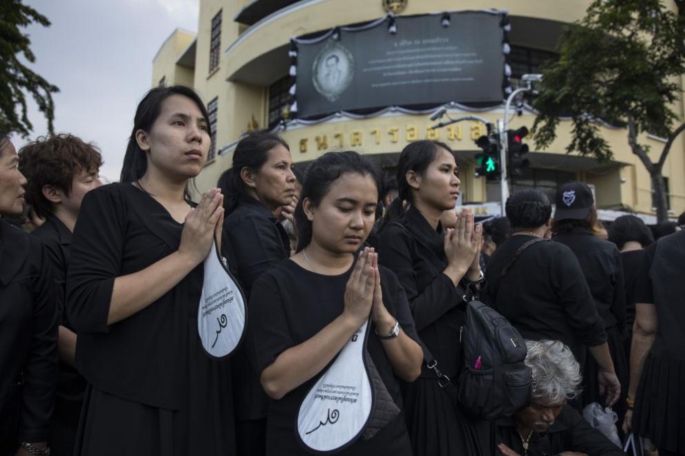 Грандиозно погребение за краля на Тайланд