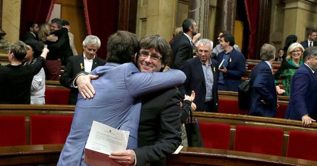 Регионалният парламент на Каталуния взе решение за отделяне на областта