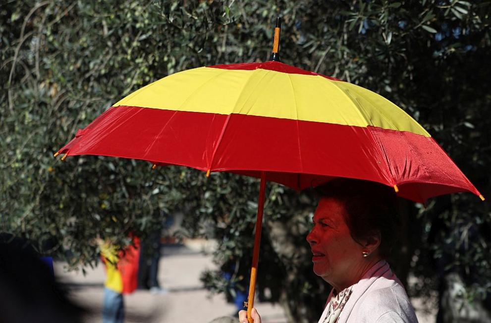  Хиляди се събраха на проява в Мадрид, с цел да призоват за единството на Испания 