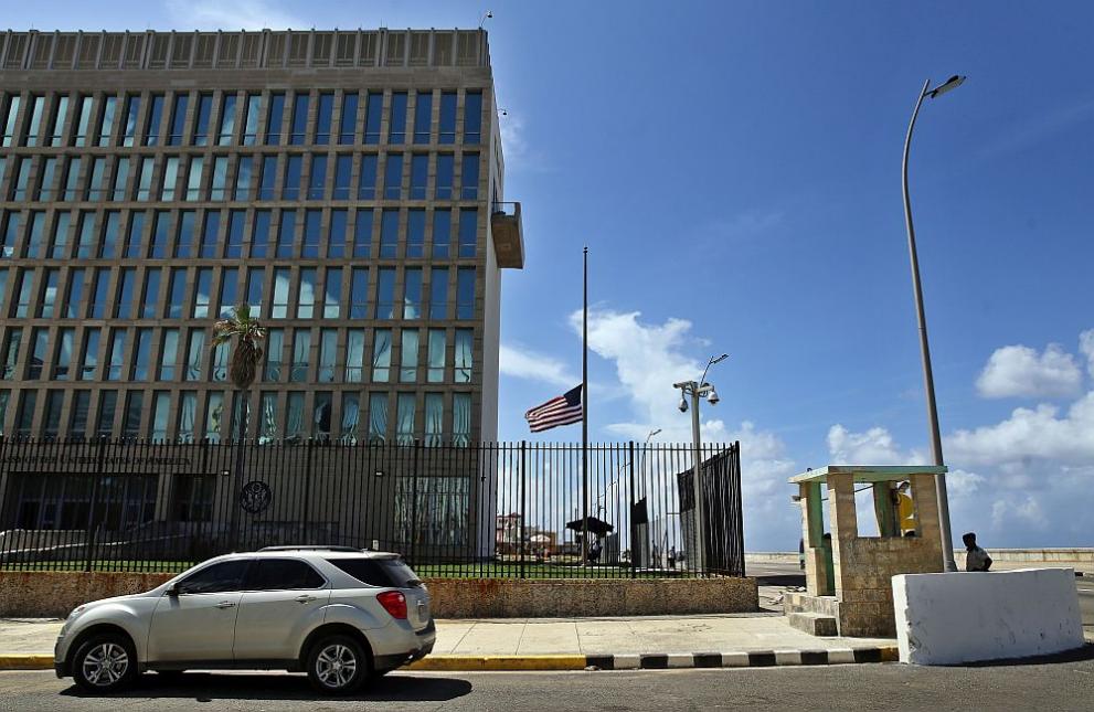  Посолството на Съединени американски щати в кубинската столица Хавана 