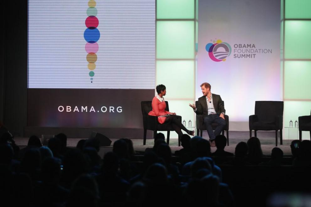  Принц Хари на конгрес на Обама 