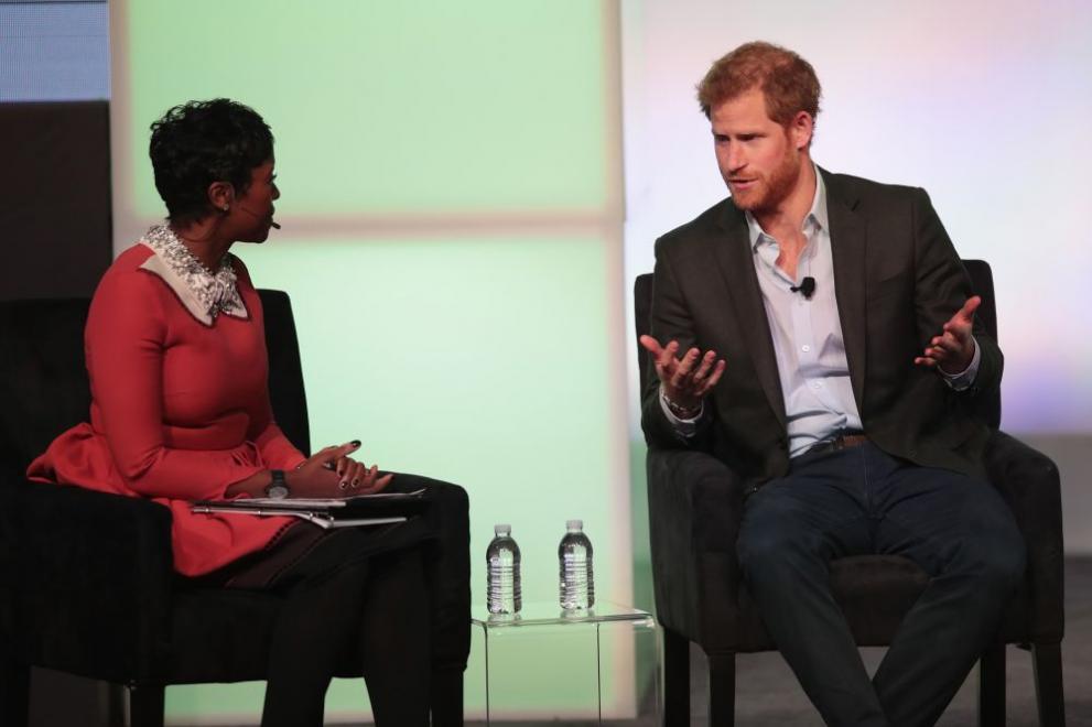  Принц Хари на конгрес на Обама 