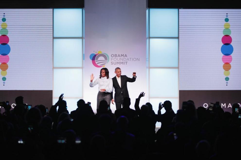  Барак и Мишел Обама 