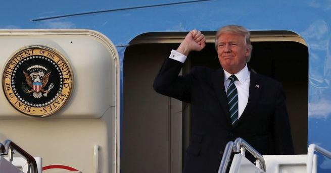 Президентът на САЩ Доналд Тръмп отпътува днес от тихоокеанския щат
