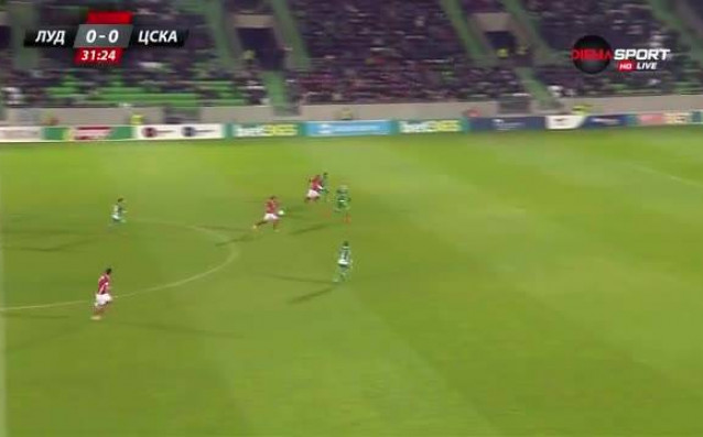 Лудогорец и ЦСКА направиха 0 0 за първото полувреме на