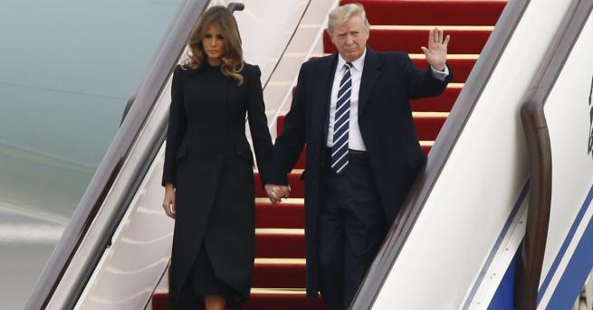 Американският президент Доналд Тръмп говори за Северна Корея по време