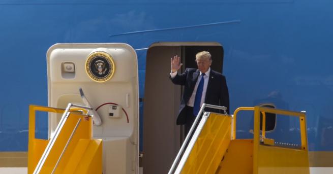 Президентът на САЩ Доналд Тръмп пристигна днес от Китай във