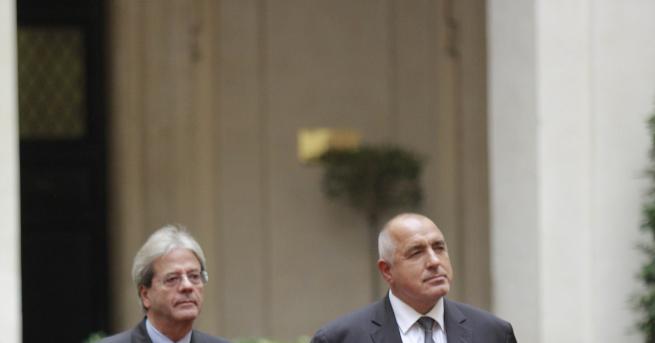 Премиерът Бойко Борисов и италианският му колега Паоло Джентилони дадоха