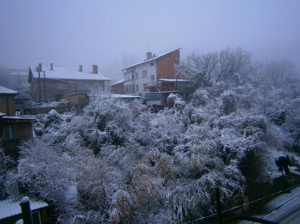 Първи сняг в област Габрово